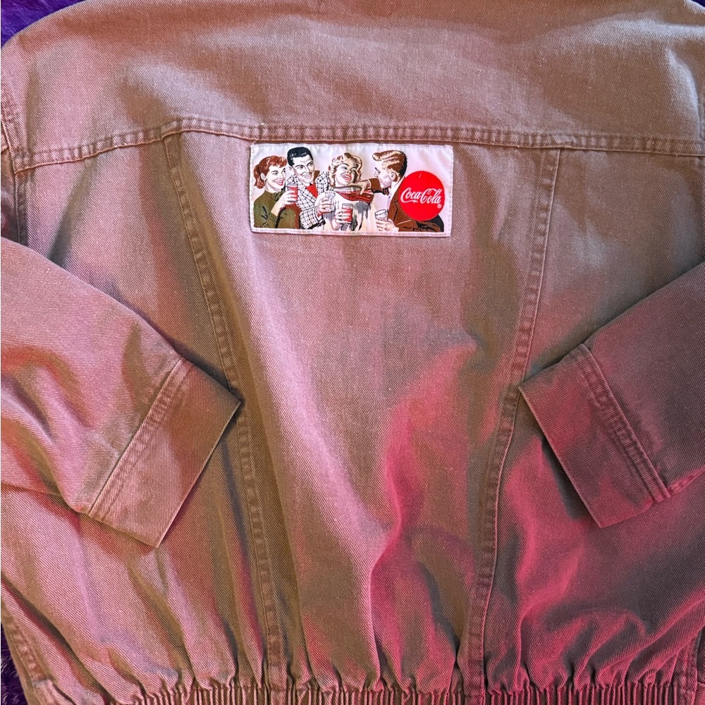 Coca-Cola vintage Tan Denim Jacket